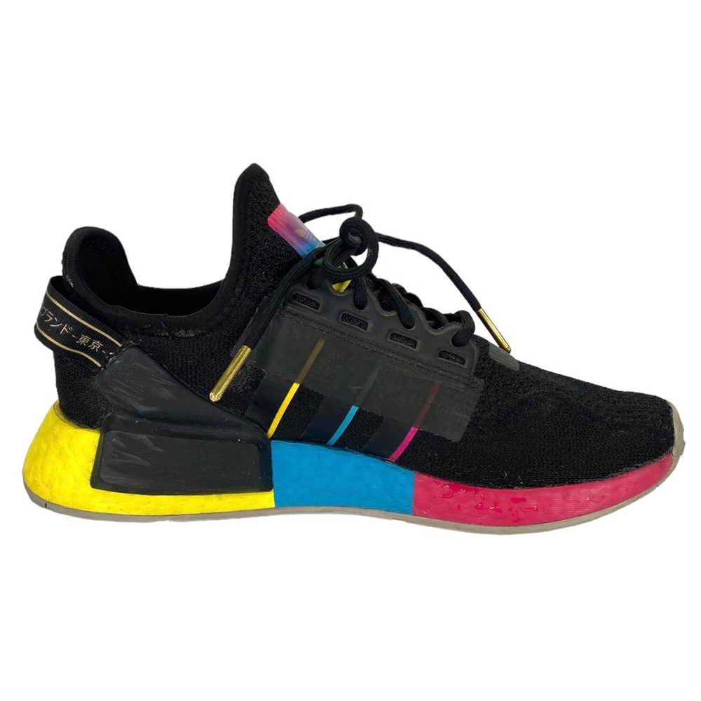 Men’s Adidas NMD R1 V2 Tokyo Nights Tennis Shoe Size 5.5 Black - Picture 2 of 7